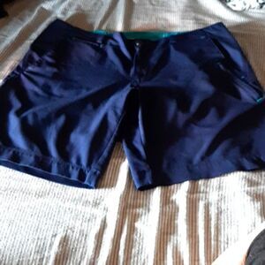 Magellan atheleisure Blue 100% Polyester Comfort Shorts S‎  32Wx 18 L